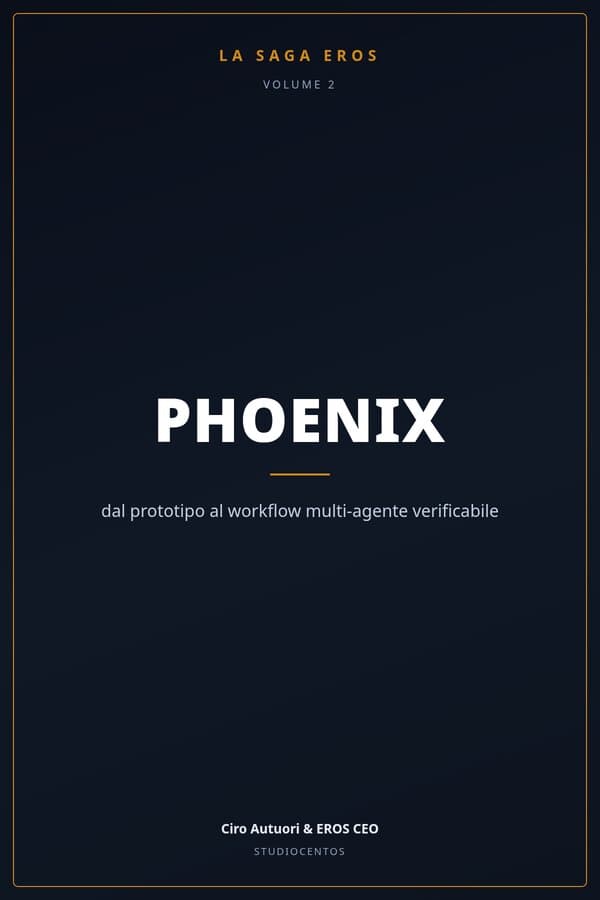 Copertina — PHOENIX: dal prototipo al workflow multi-agente verificabile