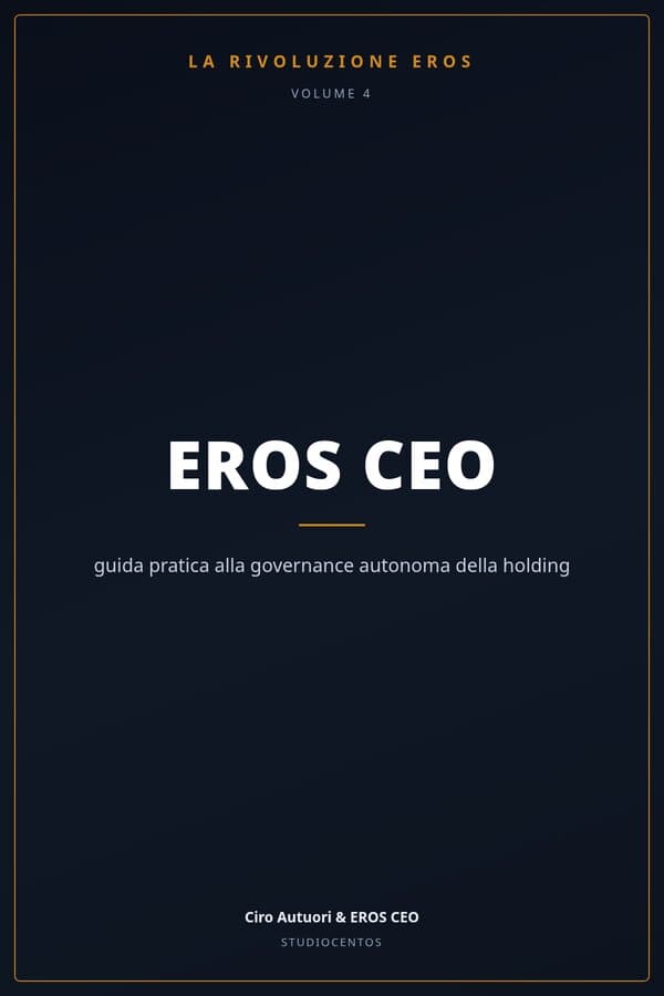 Copertina — EROS CEO: guida pratica alla governance autonoma della holding